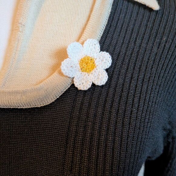 Vintage 70s Jon Michel Wool Maxi Dress Collared Dark Academia 13/14 - FLAWED - Picture 11 of 12